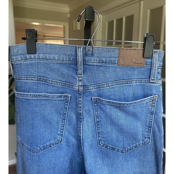 Madewell The Perfect Vintage Jean Women's 26 Distressed Raw Hem High Rise Blue - Picture 8 of 8